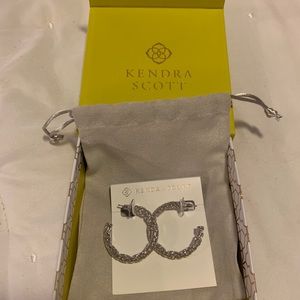 Kendra Scott Silver Hoops